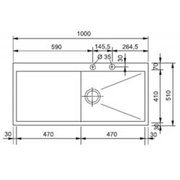 Мойка Franke PPX 611 (чаша справа) фото 3 в Тюмени